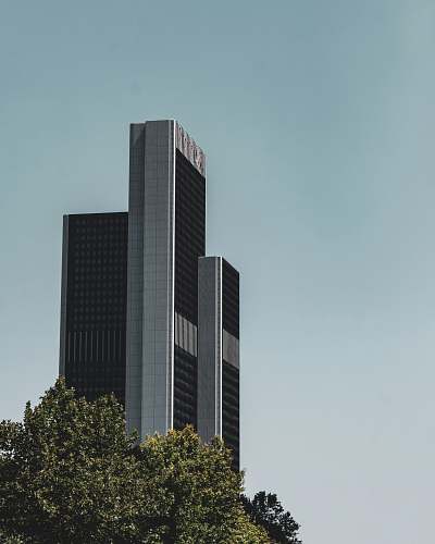 office building gray building city